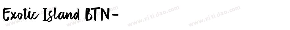 Exotic Island BTN字体转换